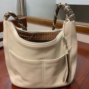 Brighton cream colored purse